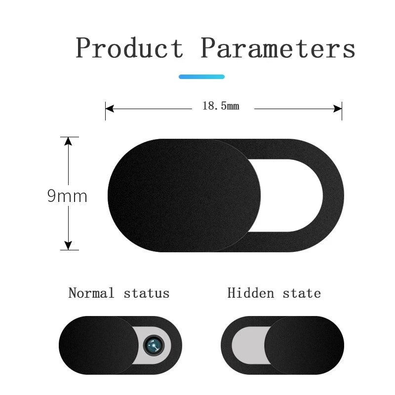 20/10/5/1pcs Sliding Webcam Cover Laptop Camera Cover Slider Phone Antispy For iPad PC Macbook Tablet lenses Privacy Sticker