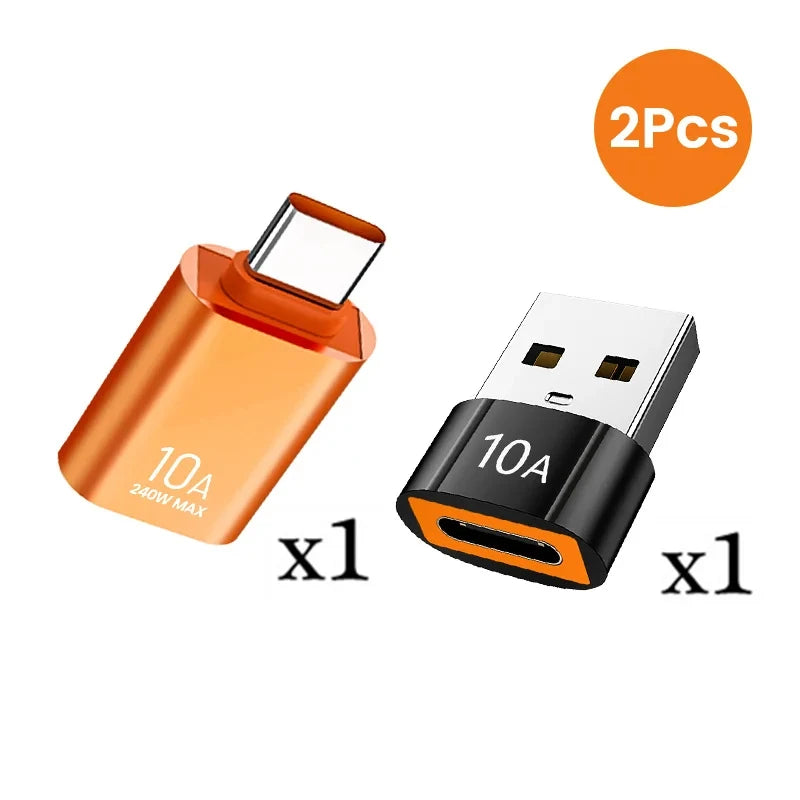 10A USB 3.0 To Type C data Adapter OTG USB C Male To USB Female Converter For Macbook Laptop Xiaomi Samsung Fast OTG Connector